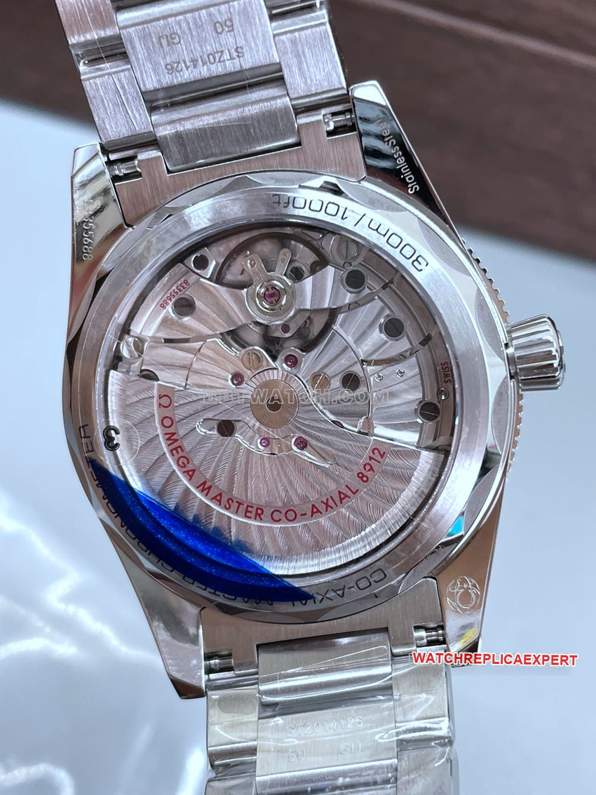 VS factory Omega Seamaster super A 2024 new blue plate 234.30.41.21.03.001 back actual photo
