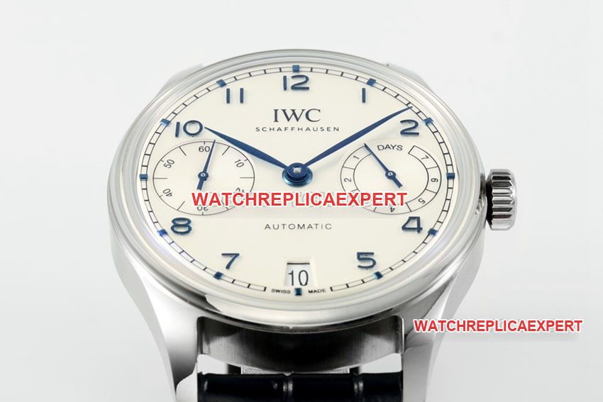 APSIWC watch Portugal super clone2024 new silver white dialIW501702front live photo