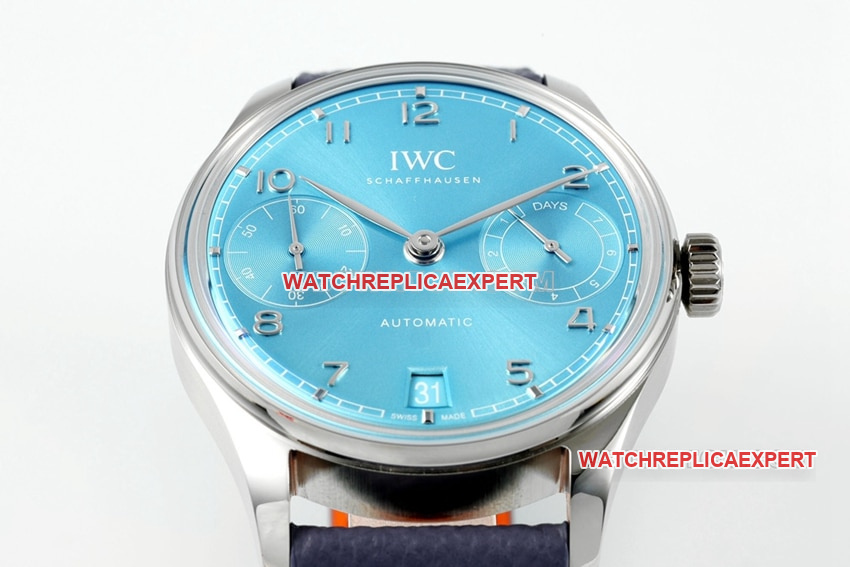 APSIWC watch Portugal 1:1top-tier replica2024 new blue dialIW501708front live photo