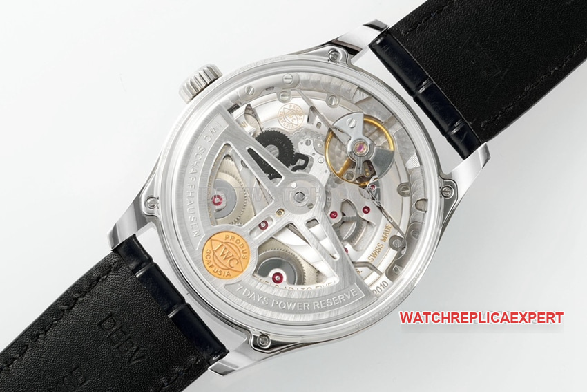 APSIWC watch Portugal top-tier 1:1high-quality replica2024 new silver white dialIW501701caseback live photo
