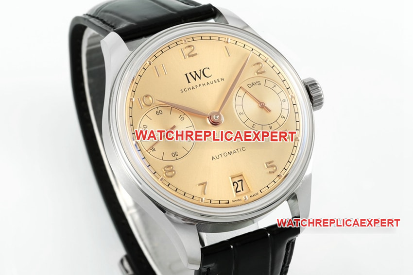 APSIWC watch Portugal top-tier 1:1super clone2024 new guilloché dialIW501705front live photo