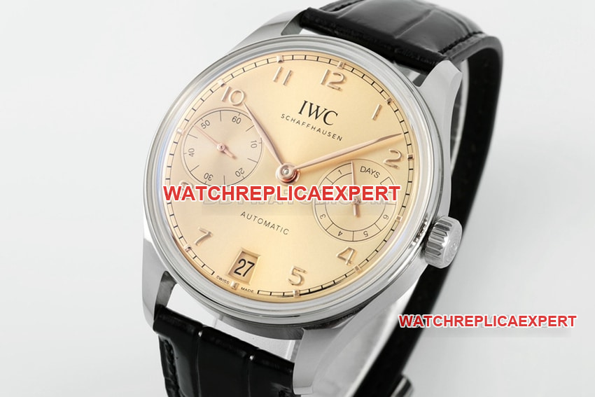 APSIWC watch Portugal top-tier 1:1super clone2024 new guilloché dialIW501705front live photo