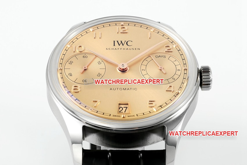 APSIWC watch Portugal top-tier 1:1super clone2024 new guilloché dialIW501705front live photo