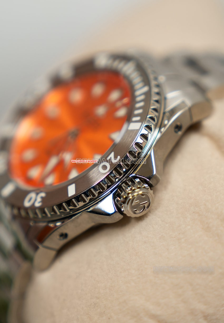 Gucci top-tier 1:1high-quality replica2024 new orange plate steel bracelet model YA136355side live photo