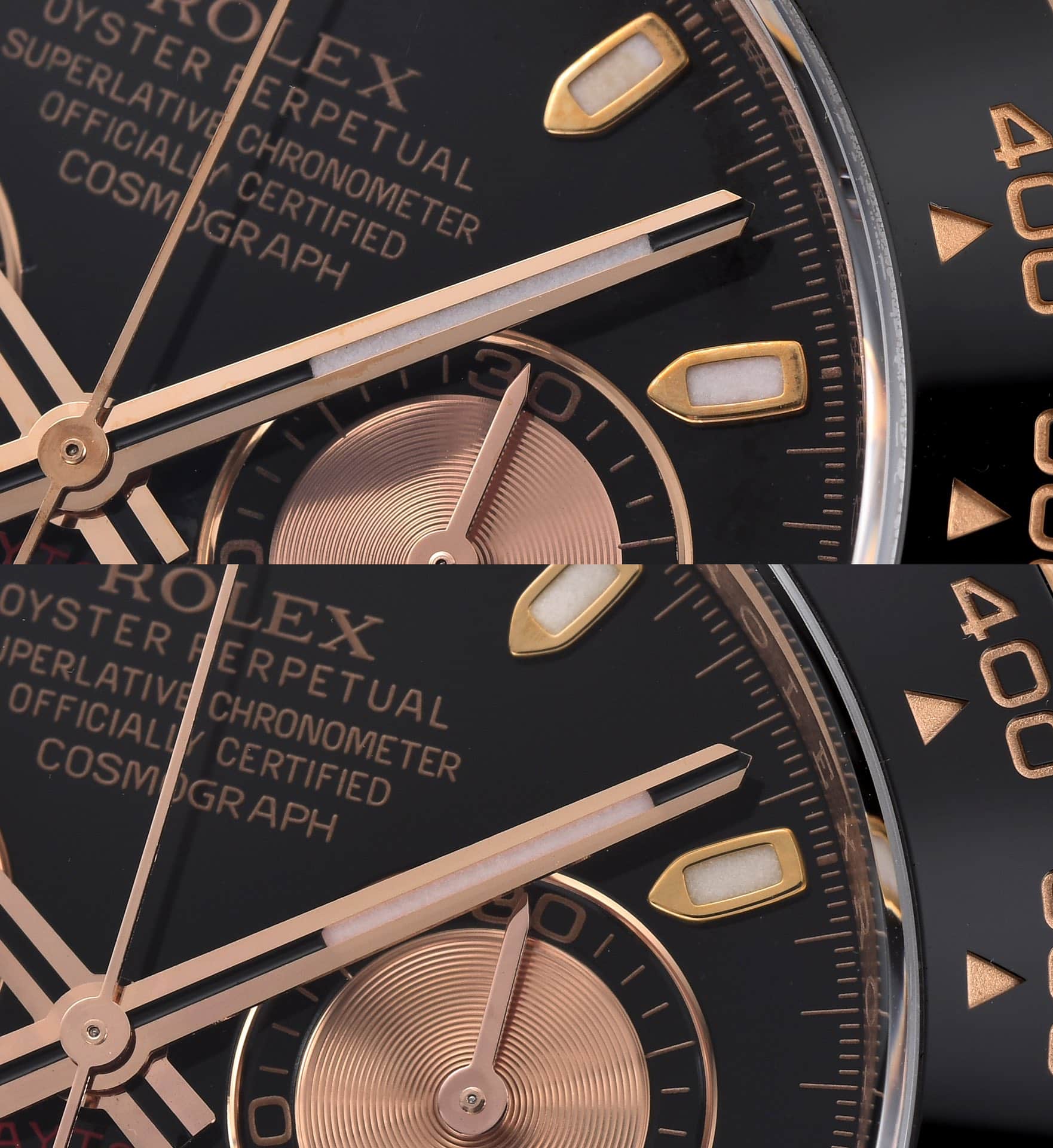 Factory C Daytona116515 Authentic and Fake Comparison Evaluation Rolextop-tier Table Appearance Comparison Chart