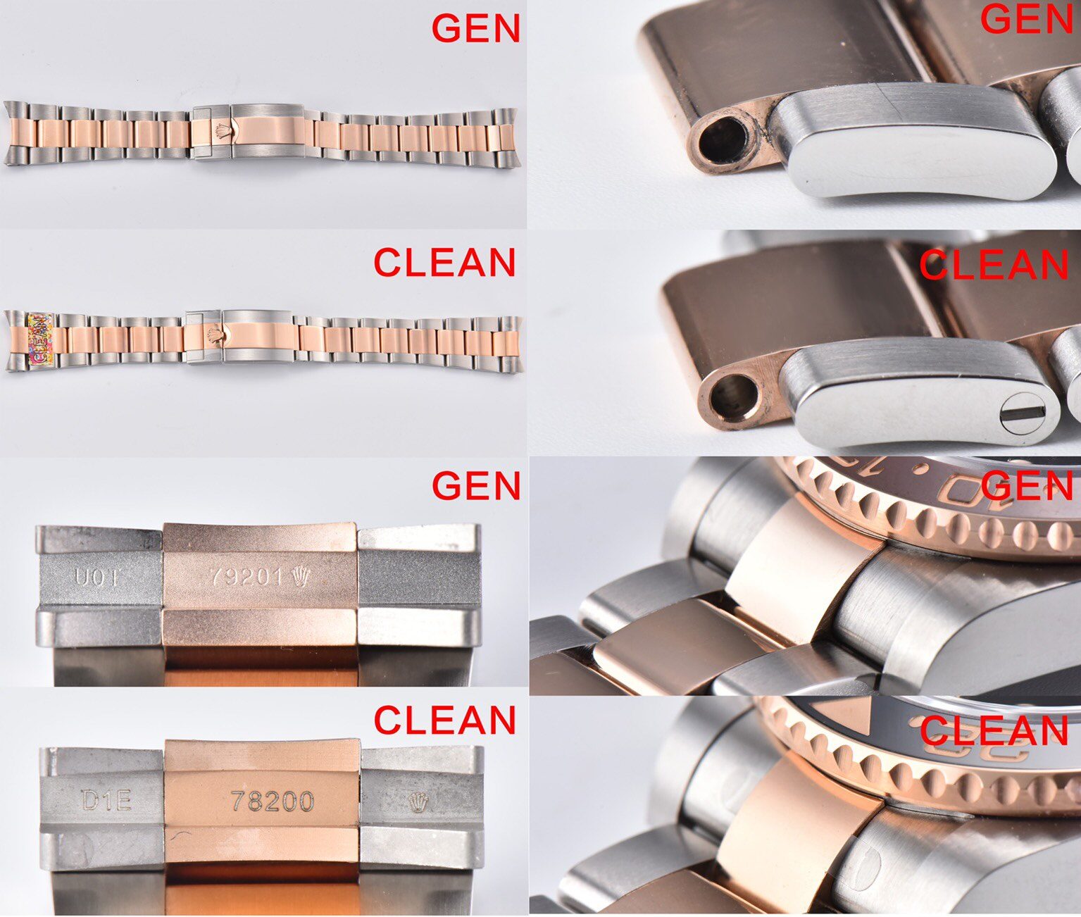 C Factory Greenwich Sars Circle 126711 Real and Fake Comparison Review Rolex Top collectible watches Appearance Comparison Chart