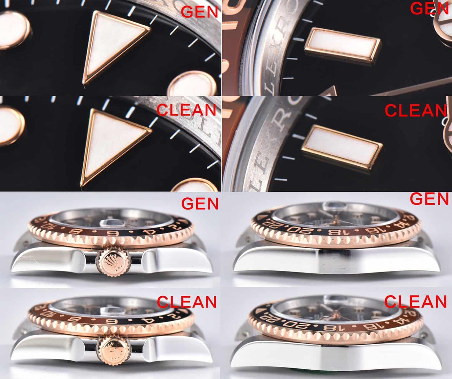 C Factory Greenwich Sars Circle 126711 Real and Fake Comparison Review Rolex Top collectible watches Appearance Comparison Chart