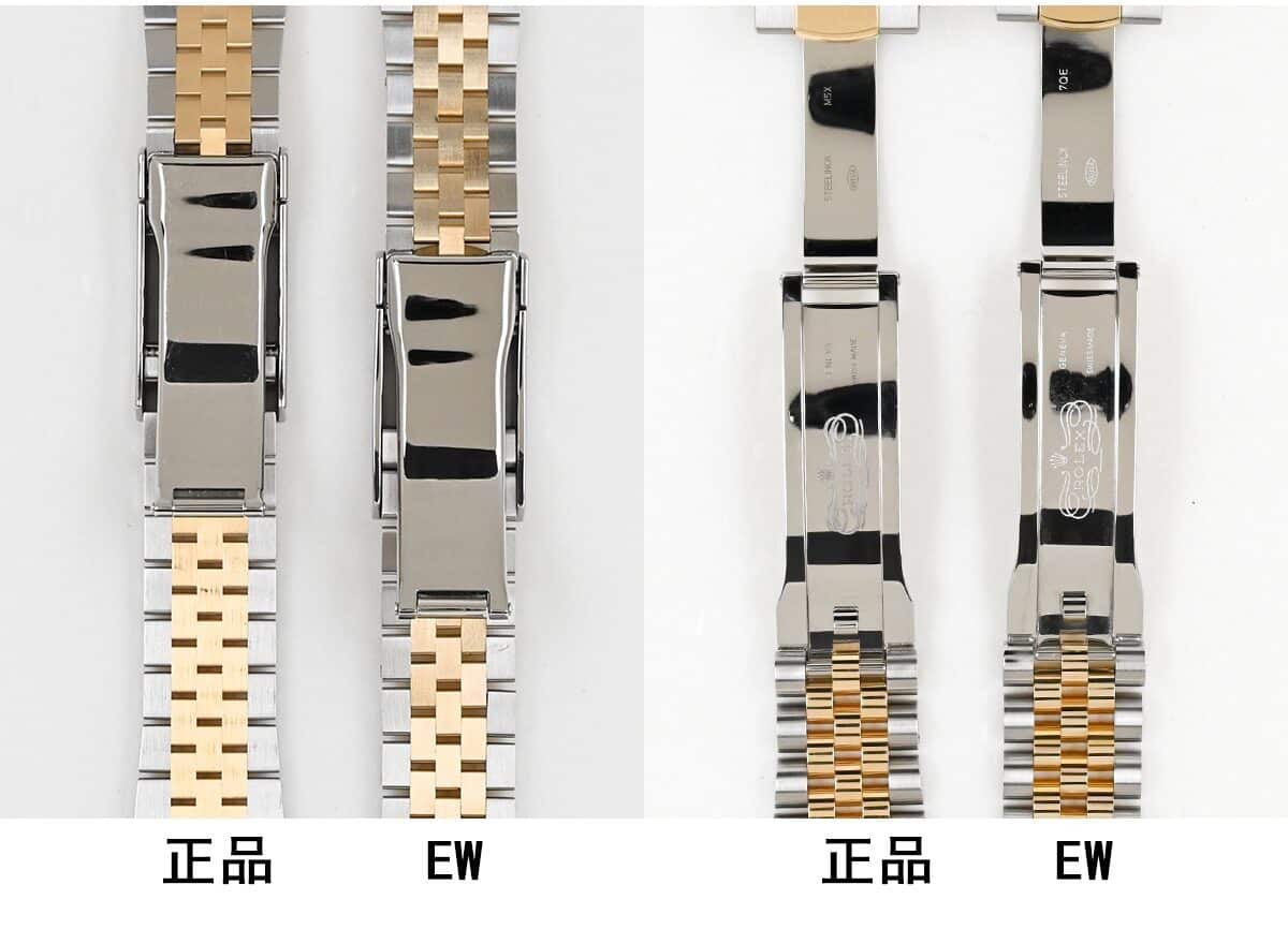 EW log true and false comparison evaluation Rolextop-tier table appearance comparison chart