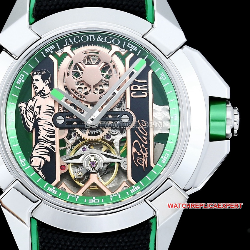 TW factory Czech Leopard top-tier high-quality C Ronaldo CR7 co-branded custom black and green model front live photo