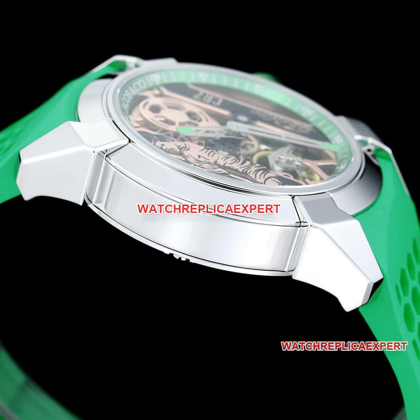 TW factory Czech Leopard top-tier 1:1super cloneC Ronaldo CR7 jointly customized green rubber model side live photo