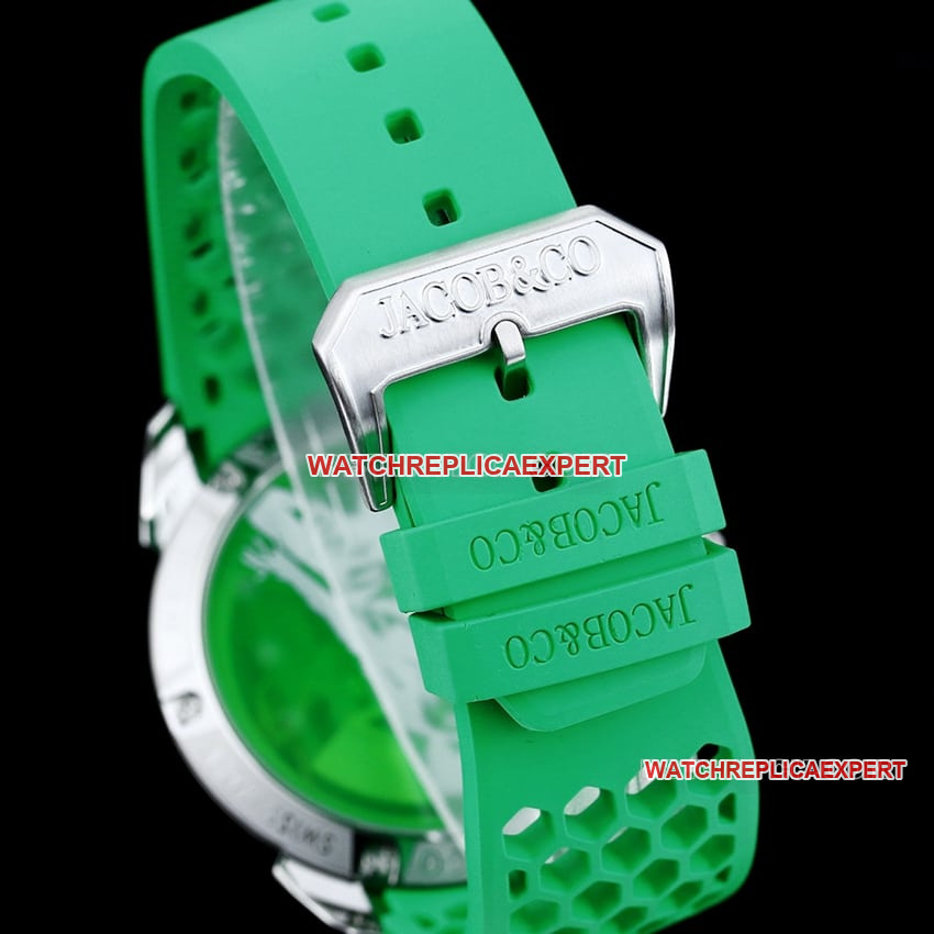 TW factory Czech Leopard top-tier 1:1super cloneC Ronaldo CR7 jointly customized green rubber style braceletlive photos