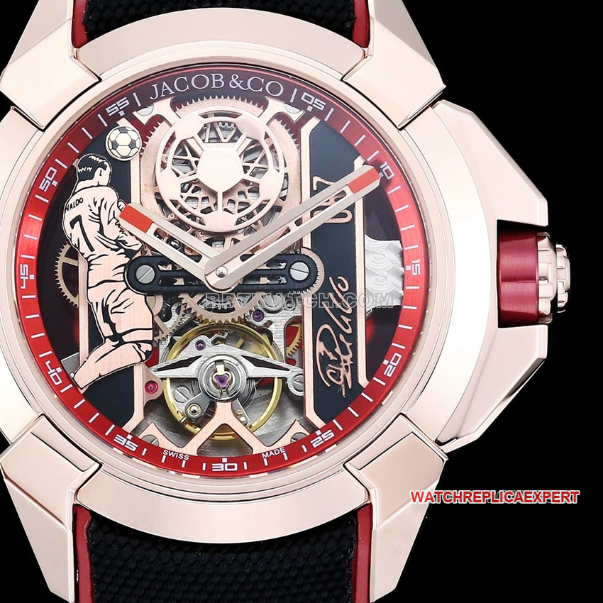 TW Factory Czech Leopard Top CR7 Collaboration Custom Black and Red Model Front Real Shot Photo