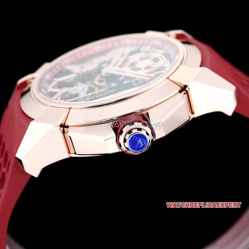 TW factory Czech Leopard C Ronaldo CR7 jointly customized red rubber model side live photo