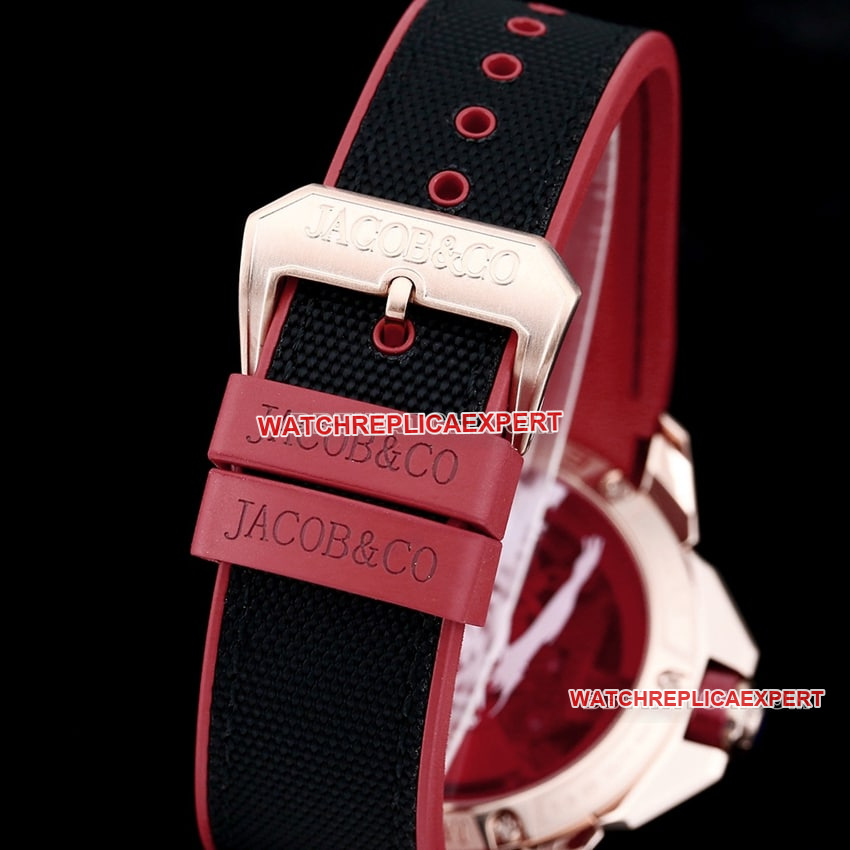 TW factory Czech Leopard top-tier replicaC Ronaldo CR7 jointly customized diamond bezel black and red model braceletlive photos