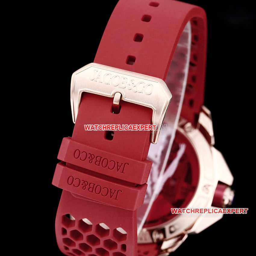 TW factory Czech Leopard top-tier 1:1high-quality replicaC Ronaldo CR7 jointly customized diamond bezel red rubber style braceletlive photos