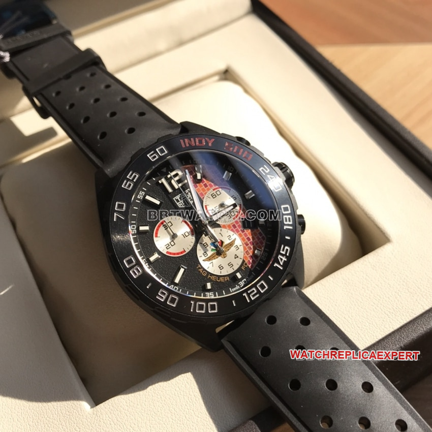 TAG Heuer F11:1super black panda disk CAZ101AD.FT8024front live photo