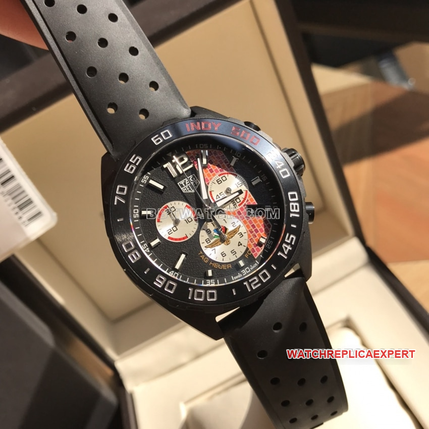 TAG Heuer F11:1super black panda disk CAZ101AD.FT8024front live photo