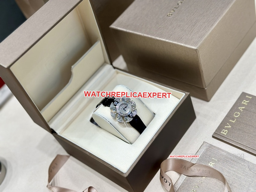 Bvlgari1:1super diamond dialleather strap model 103474front live photo