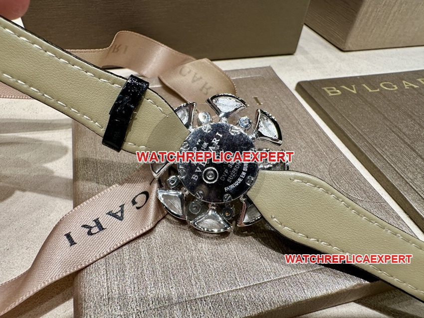 Bvlgari1:1super dialleather strap model 103474caseback live photo