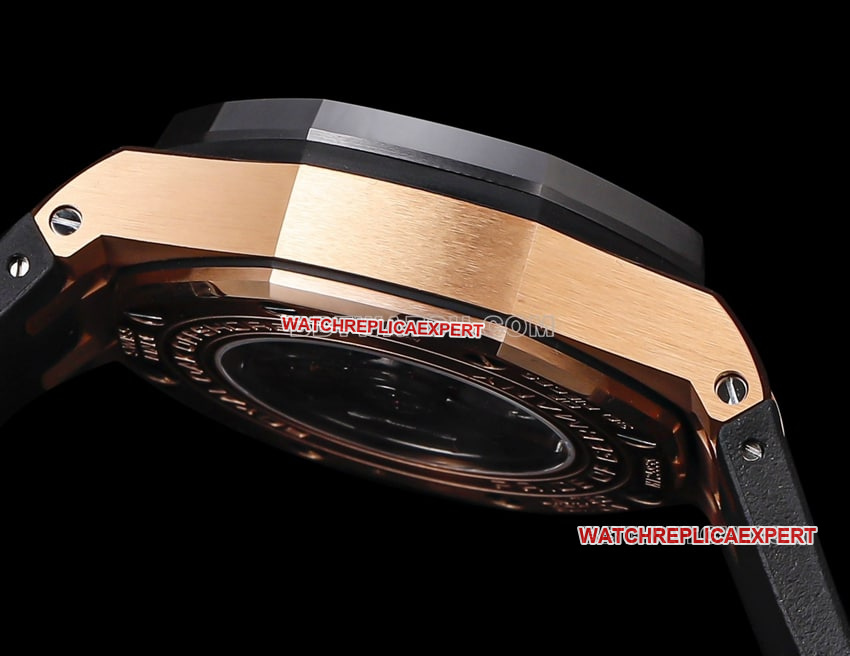 TW factory Audemars PiguetRoyal Oak offshore top-tier 1:1super dark gray plate rubber model 26416side live photo