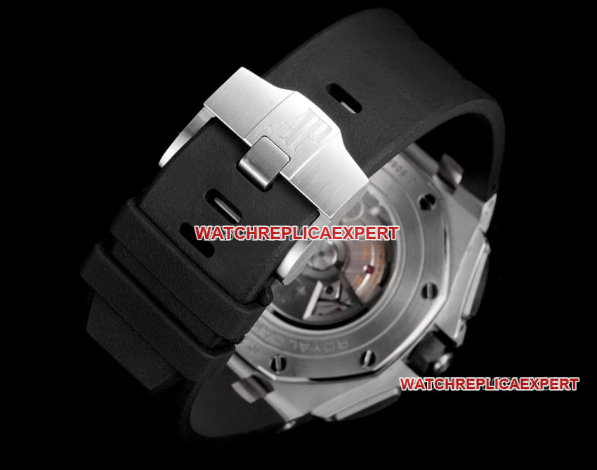 TW factory Audemars PiguetRoyal Oak offshore top-tier dark gray plate rubber model 26400braceletlive photos