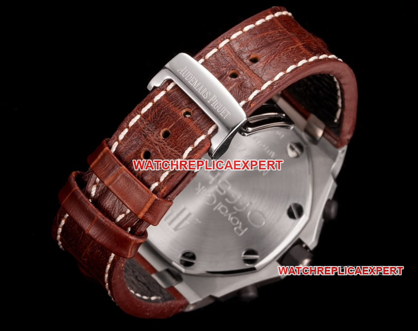 TW factory Audemars PiguetRoyal Oak offshore type 1:1super ivory white dialleather strap model 26470braceletlive photos