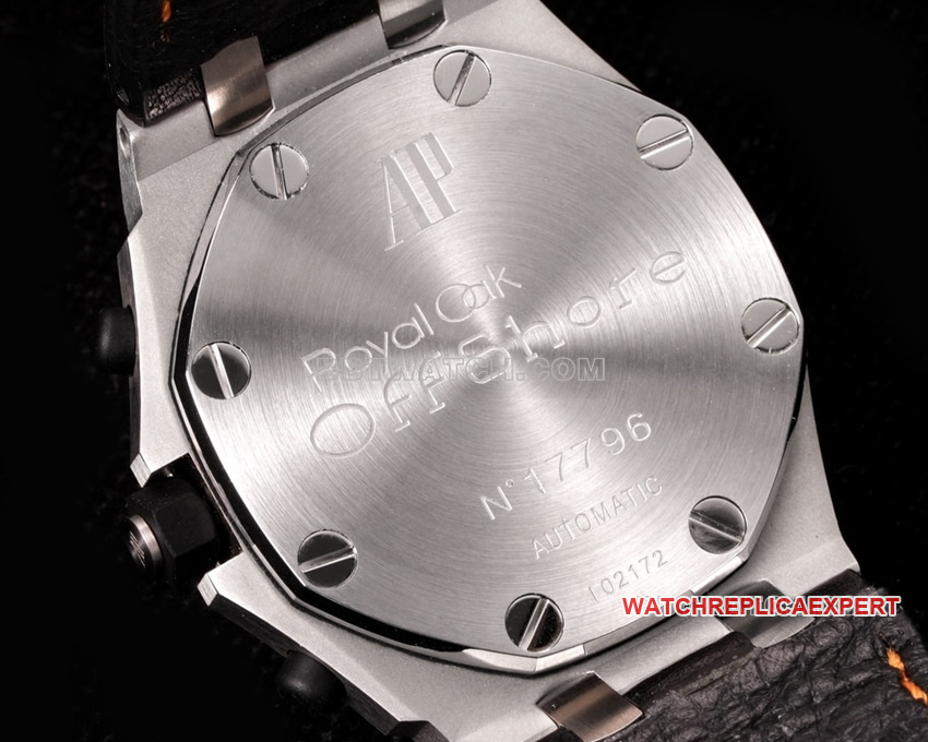TW factory Audemars PiguetRoyal Oak offshore type 1:1super ivory black dial orange inner bezel26170caseback live photo