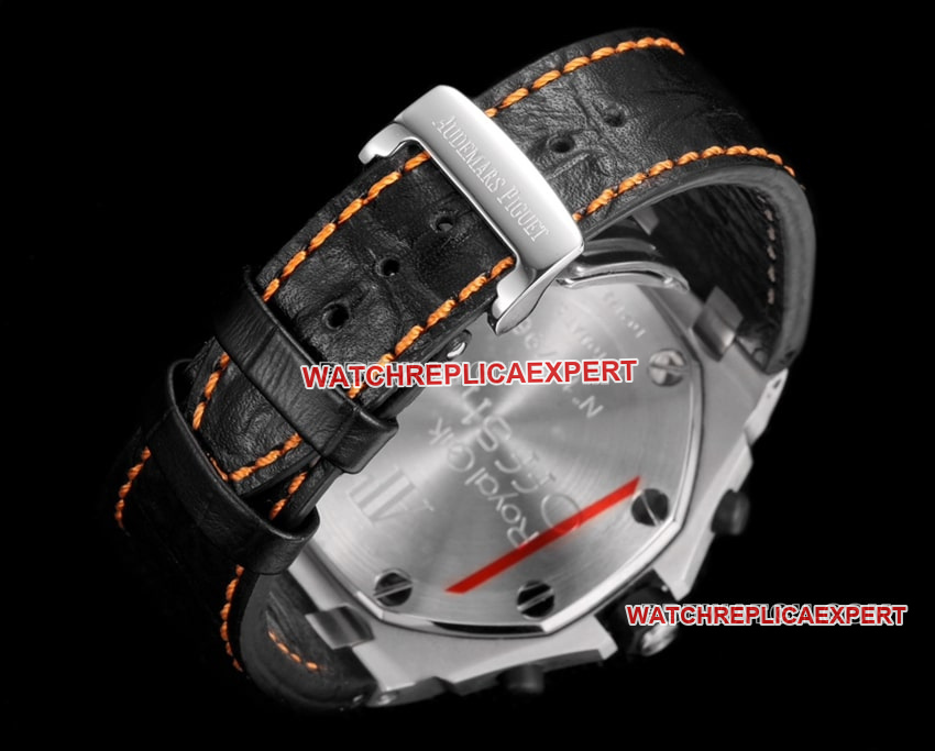 TW factory Audemars PiguetRoyal Oak offshore type 1:1super ivory black dial orange inner bezel26170braceletlive photos