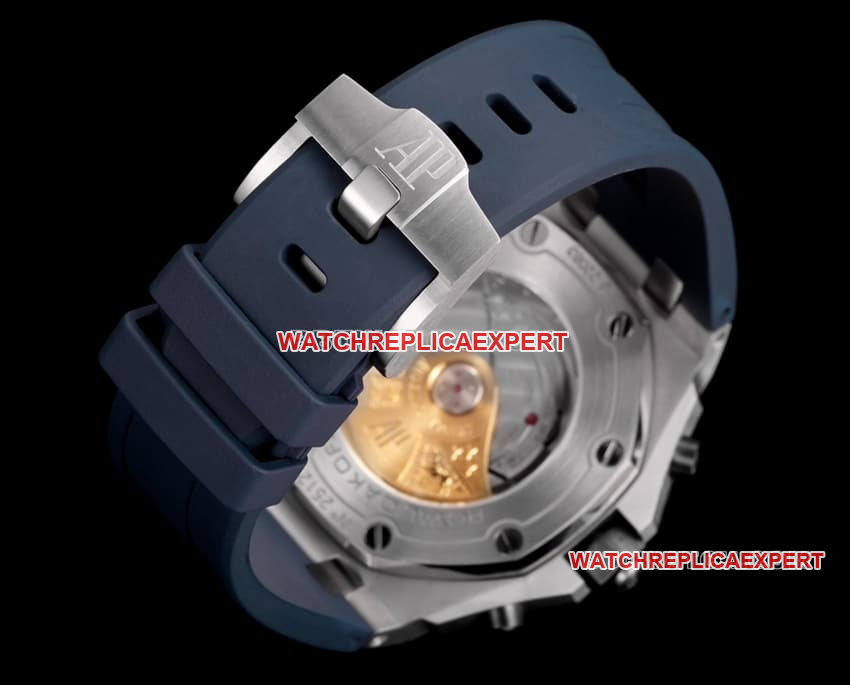 TW factory Audemars PiguetRoyal Oak offshore type 1:1top-tier replicablue dial rubber model 26470braceletlive photos