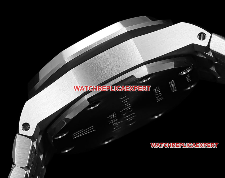 TW factory Audemars PiguetRoyal Oak offshore top-tier 1:1high-quality silver white dialsteel bracelet model 26170side live photo