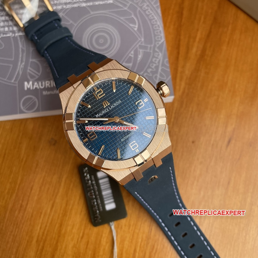 Amy top-tier blue dial and green dialbronzeleather strap model AI6008 front live photo