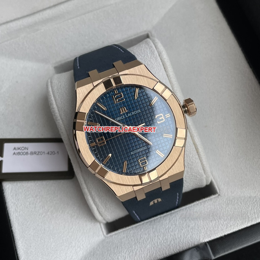 Amy top-tier blue dial and green dialbronzeleather strap model AI6008 front live photo