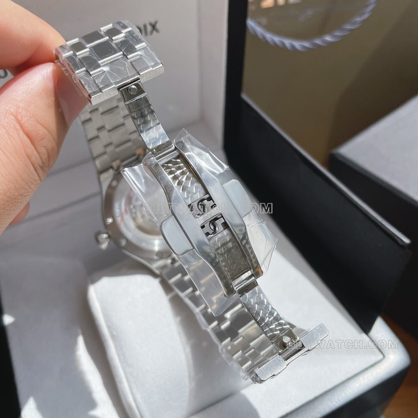 Amy blue dial Paris stud steel bracelet model AI6008braceletlive photos