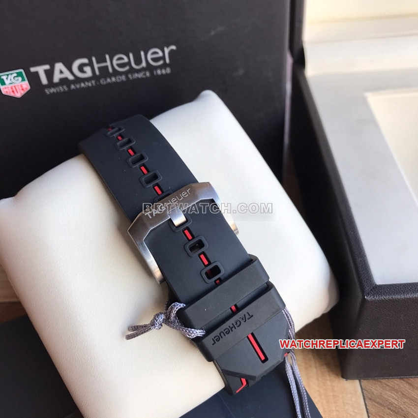 TAG Heuer F1top-tier 1:1high-quality replicablack dial Manchester United CAZ101Jbraceletlive photos
