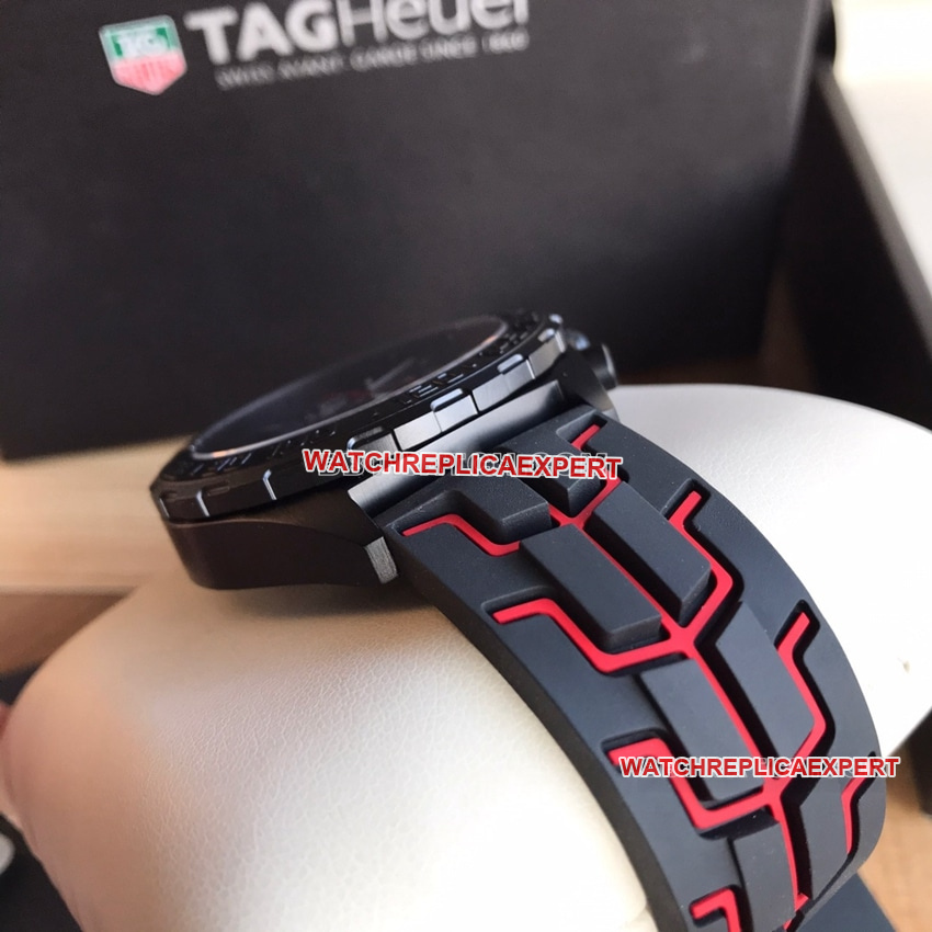 TAG Heuer F1top-tier 1:1high-quality replicablack dial Manchester United CAZ101Jside live photo