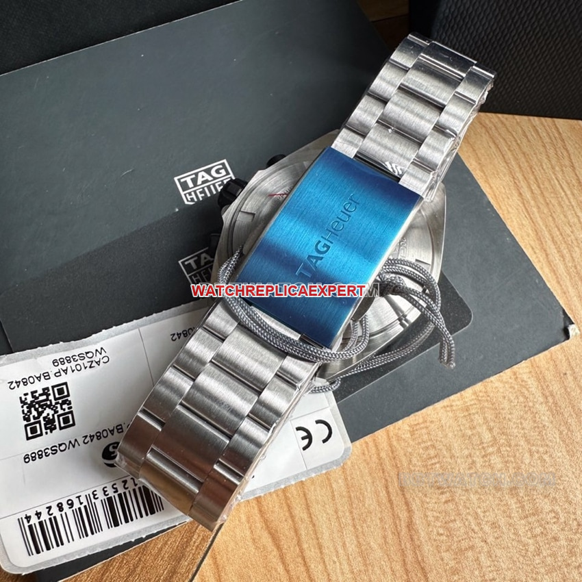 TAG Heuer F11:1super red green yellow plate chronograph rubber model CAZ101Abraceletlive photos