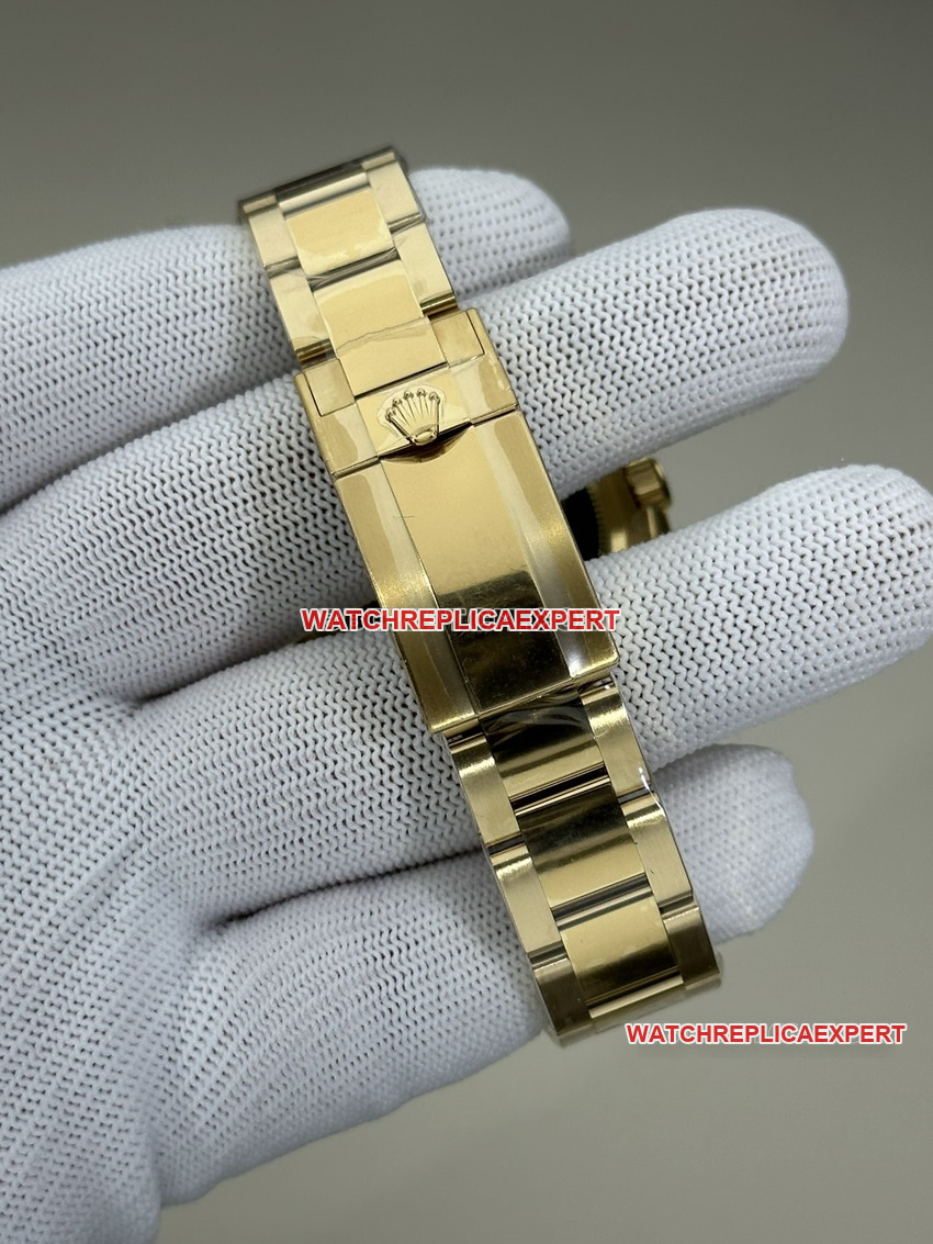 Clean FactoryRolexDaytonatop-tier 1:1super cloneblack dial all gold steel bracelet model 126508braceletlive photos
