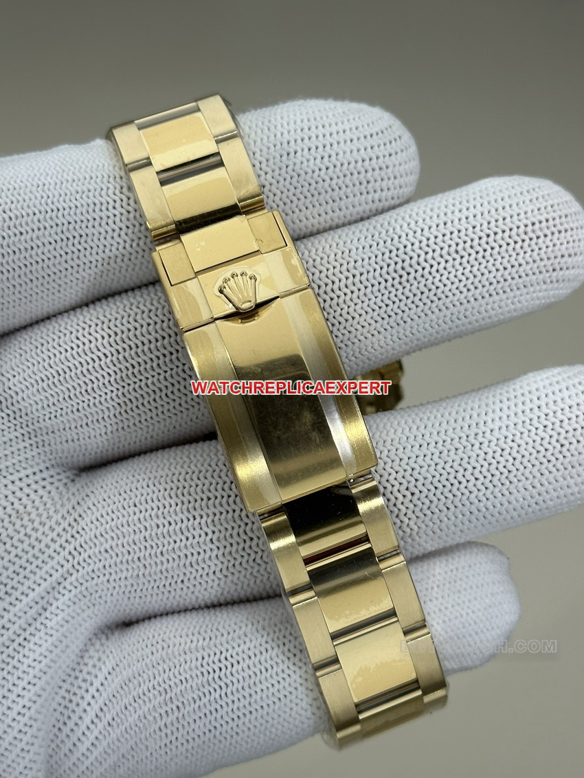 Clean FactoryRolexDaytonatop-tier gold plate all gold steel bracelet model 126508braceletlive photos