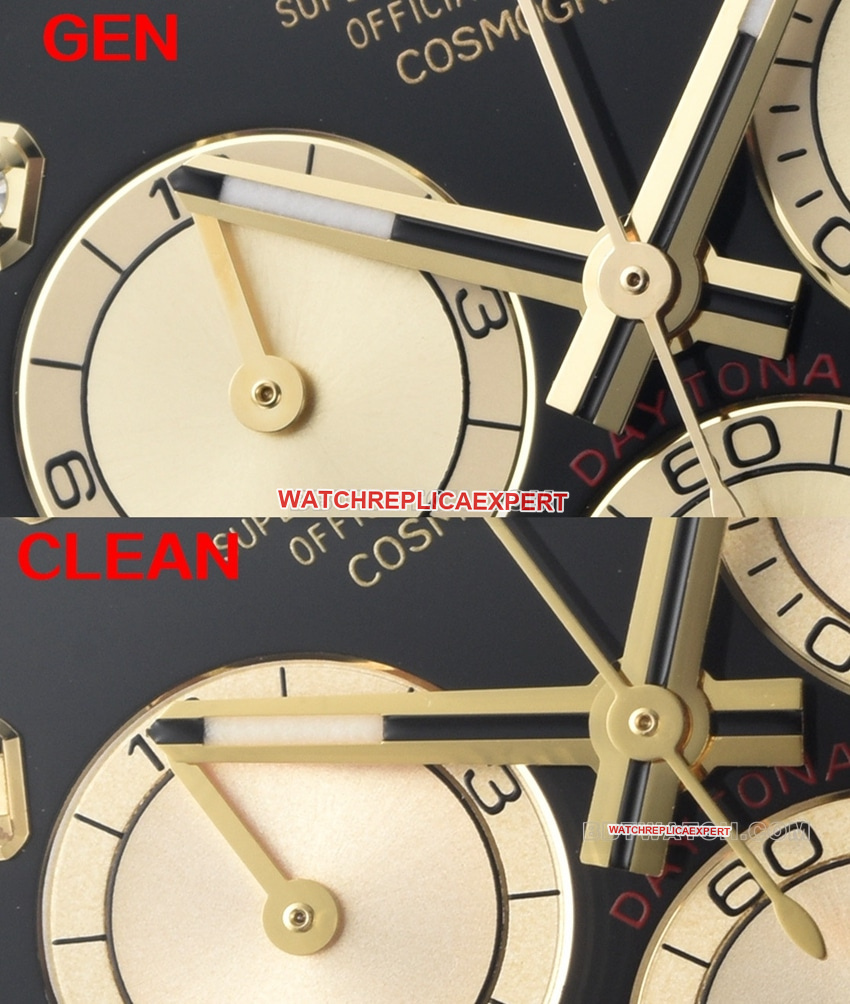 C Factory Rolex Top Watch Daytona Two-Tone Black Dial Diamond Hour Markers 126503 Genuine vs. Fake Comparison Review and Real Photo Shoot