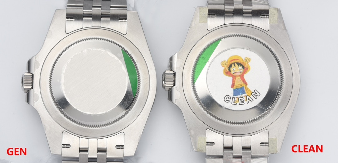 C factory Rolex top collectible watches GMT II black gray circle 126710 true and false comparison review back real picture