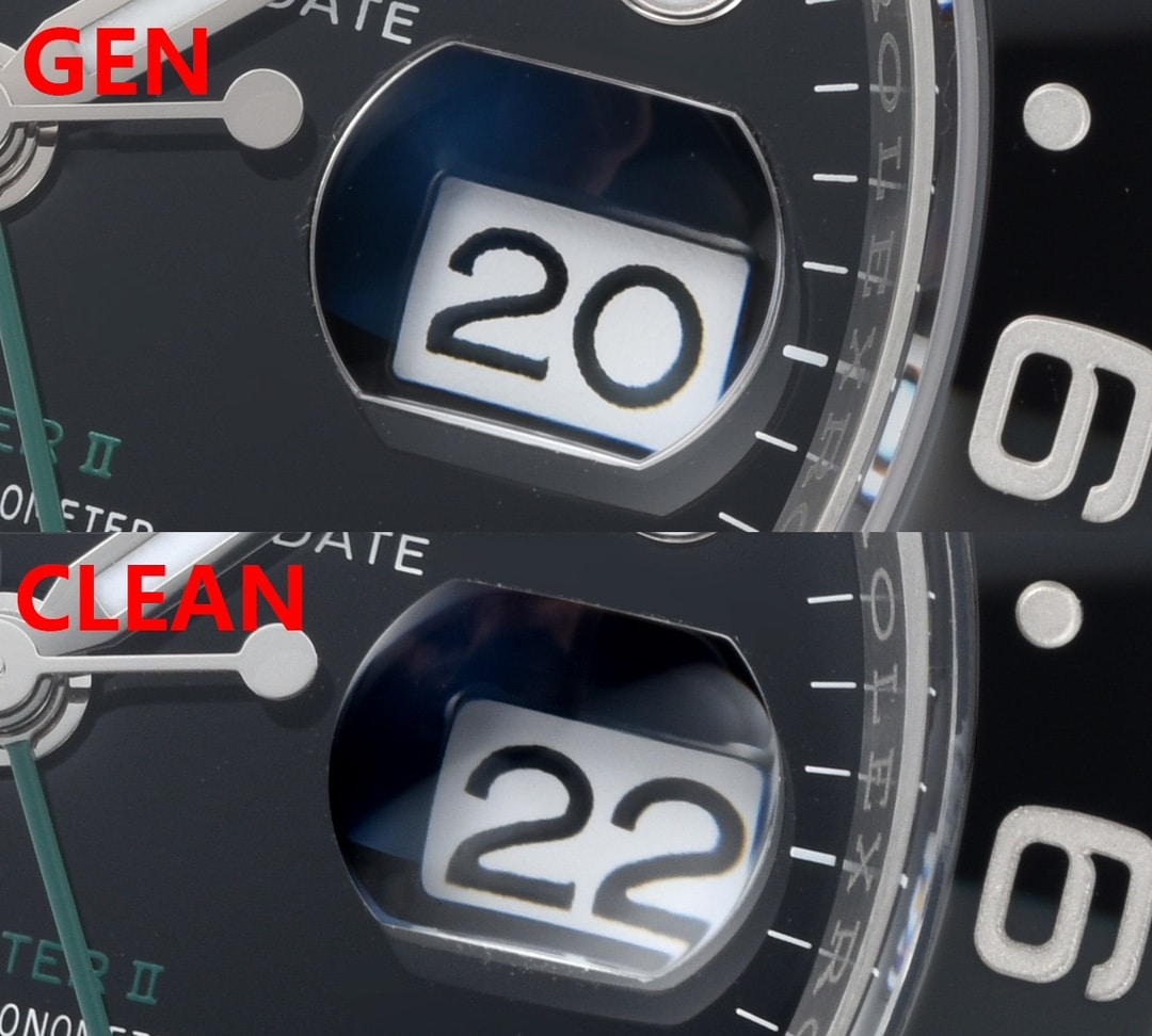 C factory Rolex top collectible watches GMT II black gray circle 126710 true and false comparison review appearance of the real picture