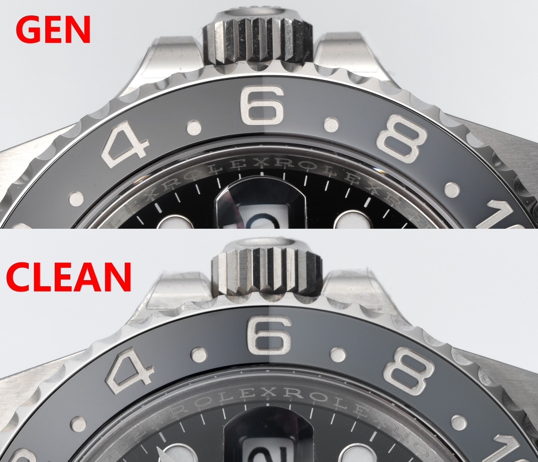 C factory Rolex top collectible watches GMT II black gray circle 126710 true and false comparison review appearance of the real picture