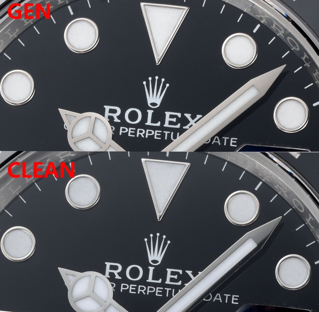 C factory Rolex top collectible watches GMT II black gray circle 126710 true and false comparison review appearance of the real picture