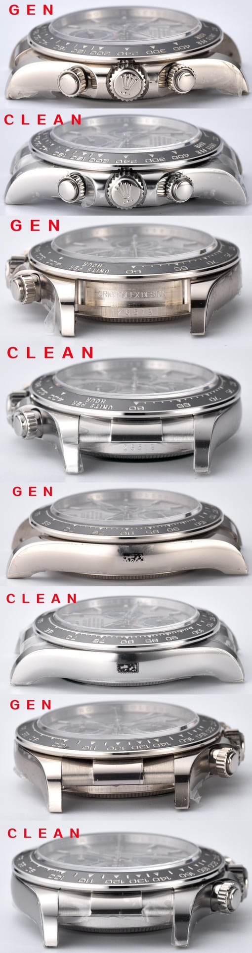 Factory C Rolextop-tier watch Daytona cement gray 126519 genuine and fake comparison evaluation appearance live photos