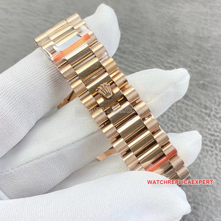 GM FactoryRolexDay-Date type top-tier coffee tray rose goldm228235-0002braceletlive photos