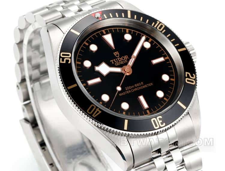 3TTudor Biwan top-tier replicablack dialsteel bracelet model 79230Nfront live photo