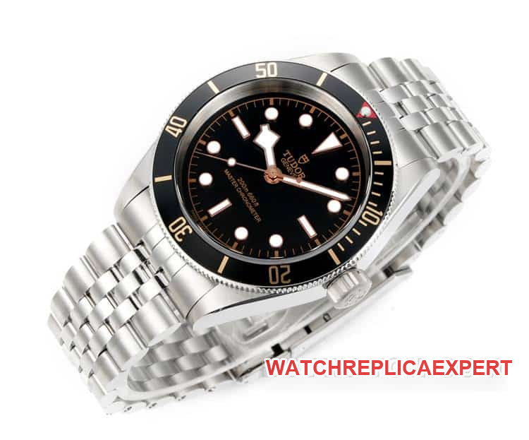 3TTudor Biwan top-tier replicablack dialsteel bracelet model 79230Nfront live photo