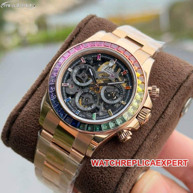 PPMRolexDaytonatop-tier 1:1high-quality Caihongdi 116595front live photo