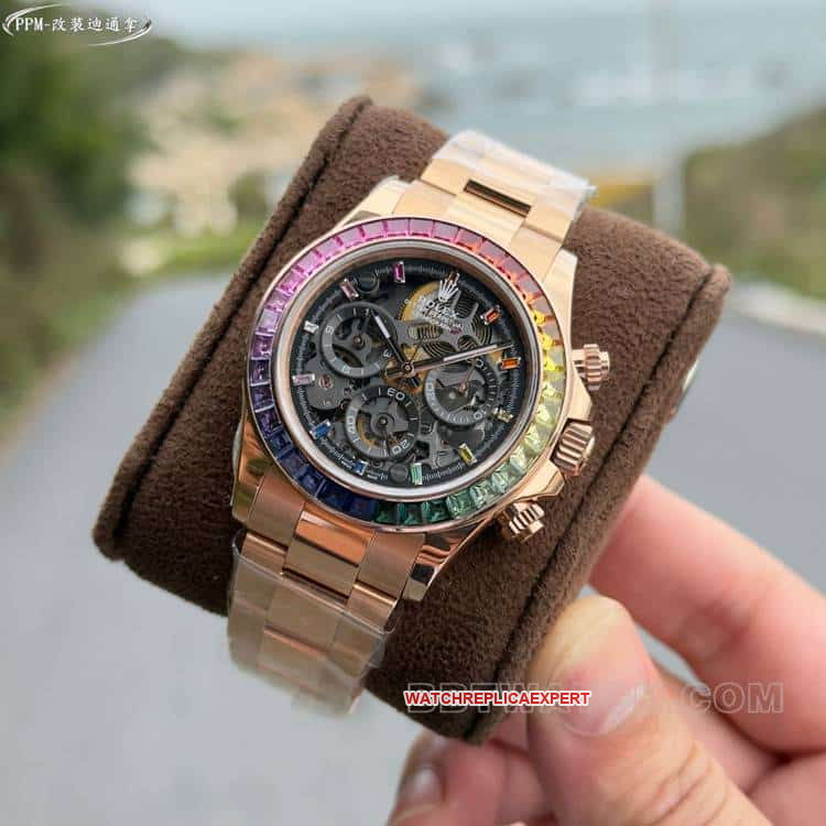 PPMRolexDaytonatop-tier 1:1high-quality Caihongdi 116595front live photo