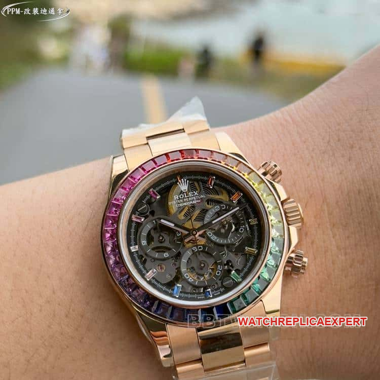 PPMRolexDaytonatop-tier 1:1high-quality Caihongdi 116595front live photo